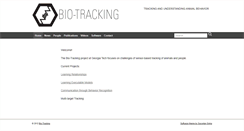 Desktop Screenshot of bio-tracking.org