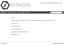 Tablet Screenshot of bio-tracking.org